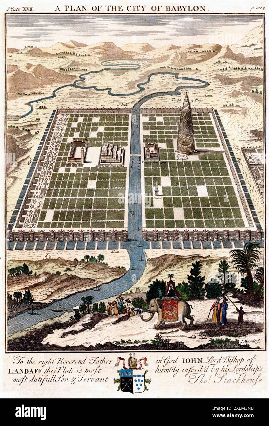 map of city of babylon