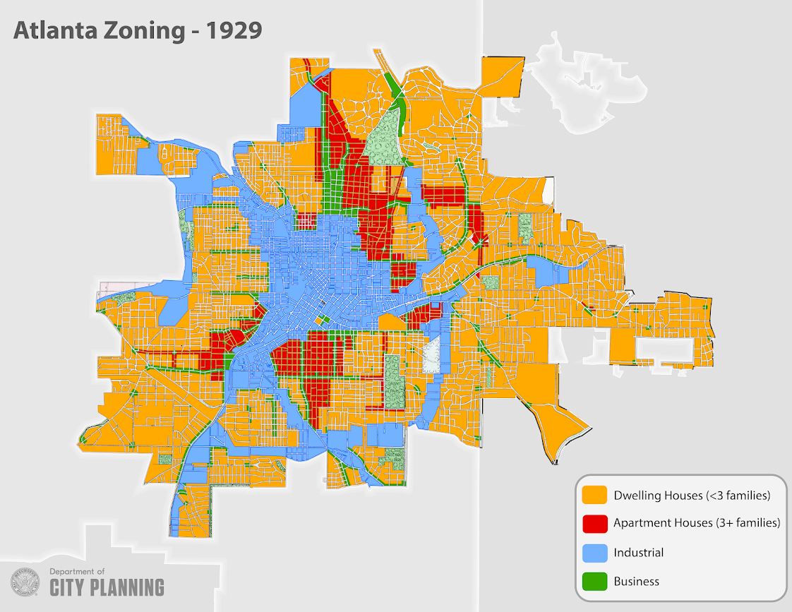 city of atlanta zone map