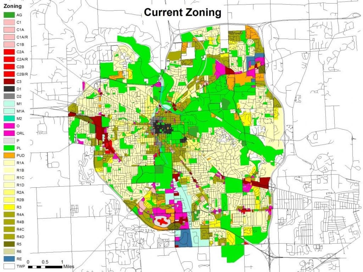 Atlanta Zoning Map City Of Atlanta Zoning Map United States Of America 