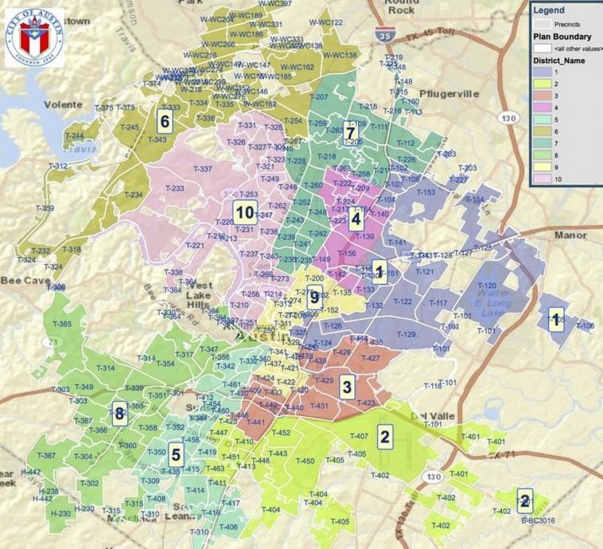 Austin Texas Zoning Map Austin Tx Zoning Map Texas USA 