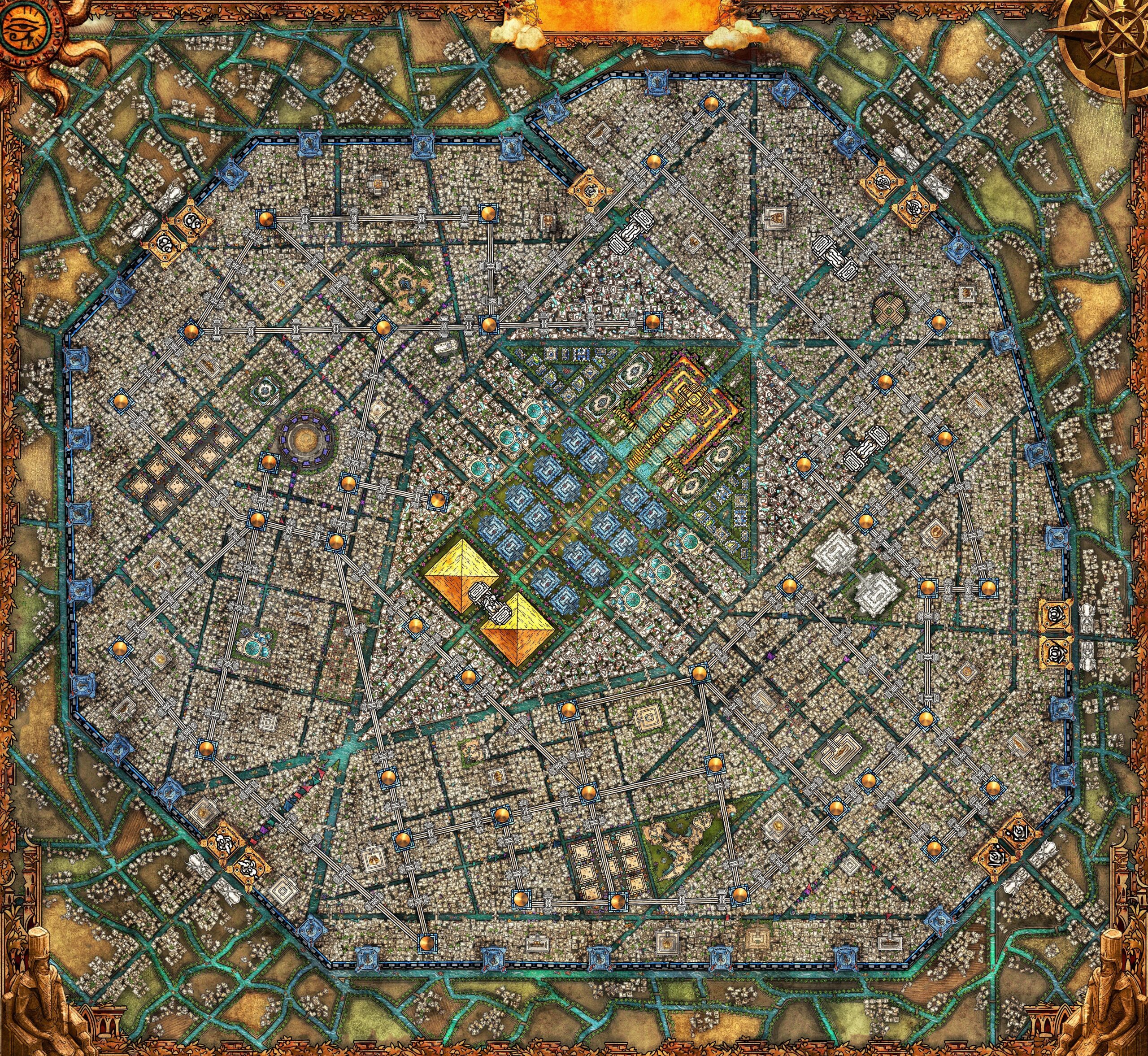 Babylonian City Map R dndmaps Babylonian City Map R dndmaps