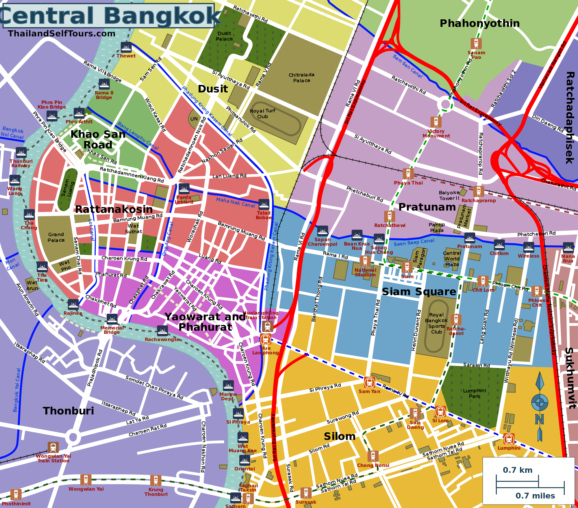 Bangkok City Map