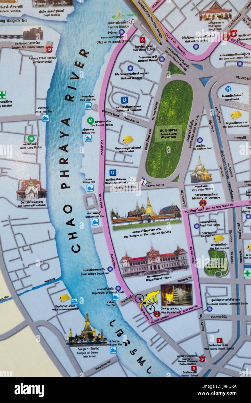 Bangkok Map Hi res Stock Photography And Images Alamy