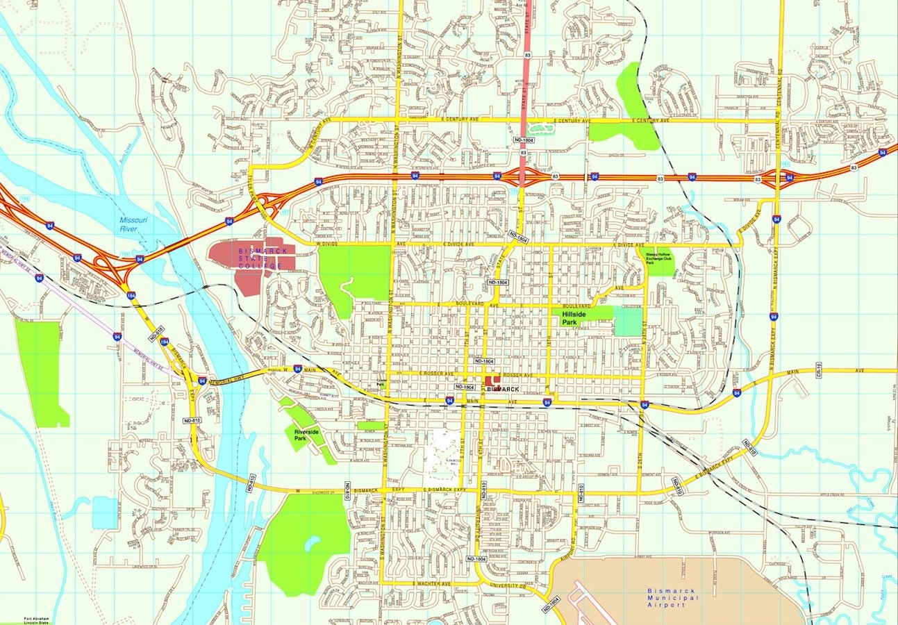 Bismarck Map Eps Illustrator Vector City Maps USA America Eps Illustrator Map Vector World Maps Bismarck Map Eps Illustrator Vector City Maps USA America Eps Illustrator Map Vector World Maps