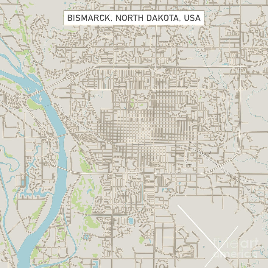 Bismarck North Dakota US City Street Map Digital Art By Frank Ramspott Fine Art America Bismarck North Dakota US City Street Map Digital Art By Frank Ramspott Fine Art America