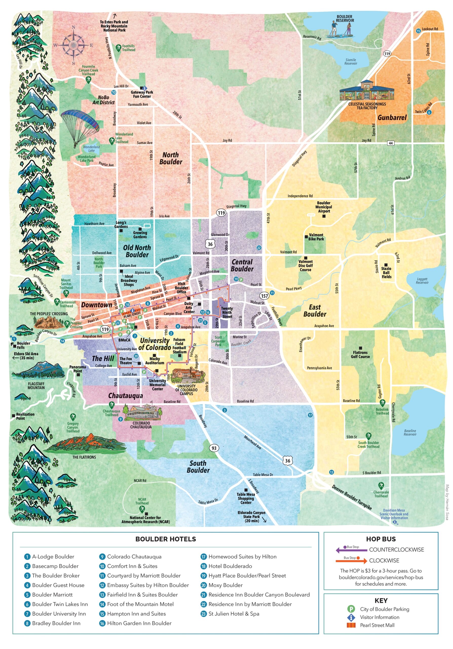 Boulder Maps Downtown Hiking Trails Resort Map Walking Tours Boulder Maps Downtown Hiking Trails Resort Map Walking Tours