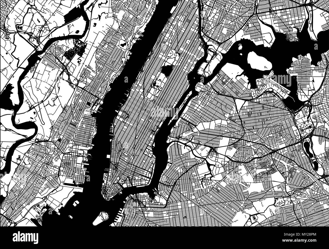 bridges new york city map