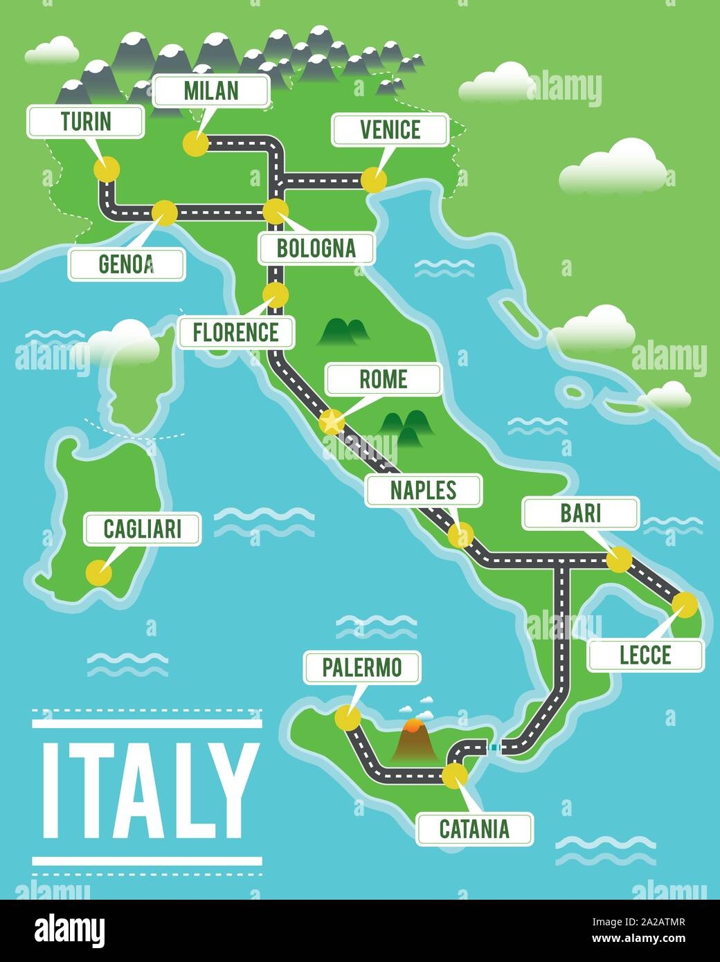 italy map cities italy map cities