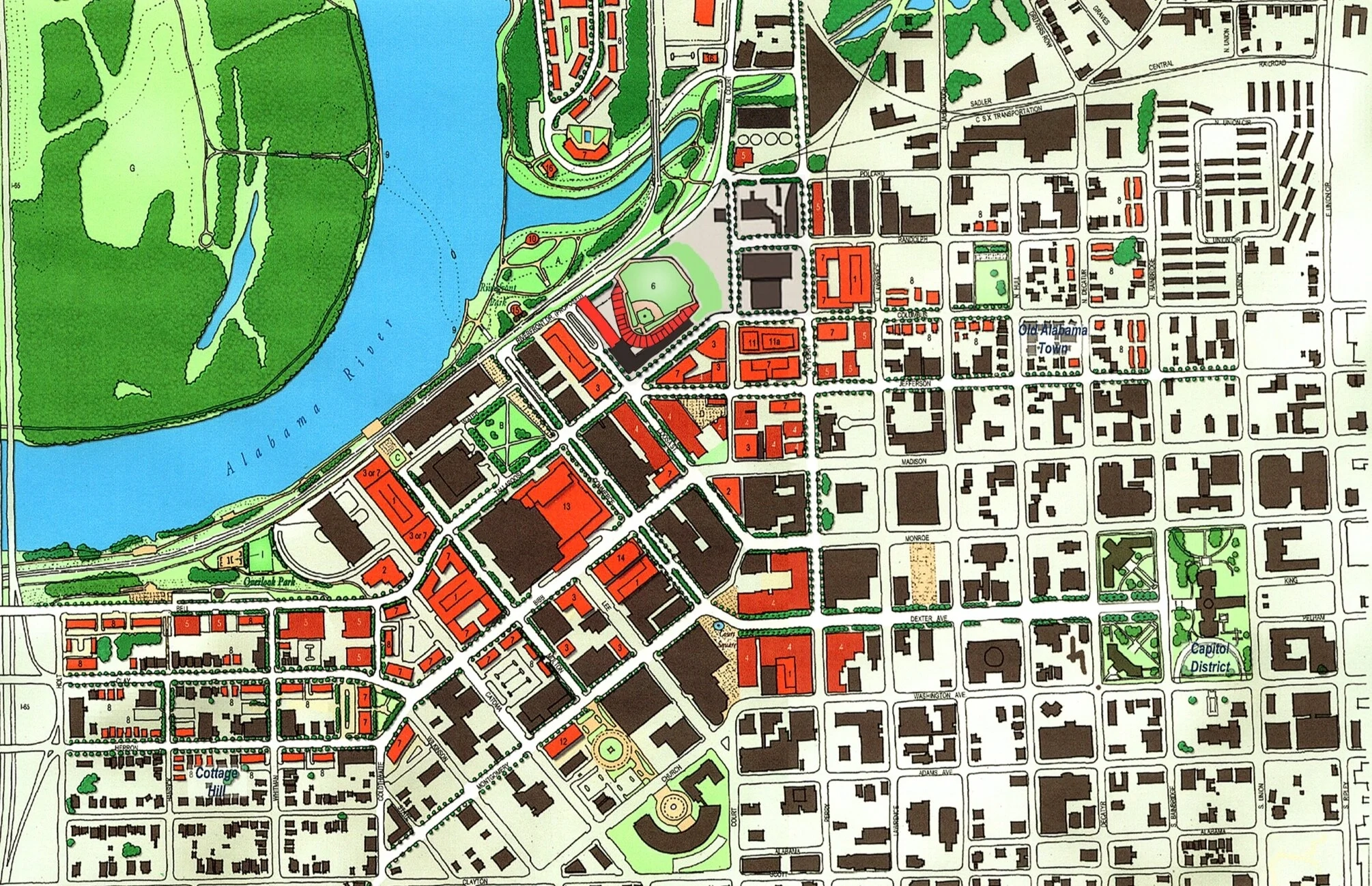 City Of Montgomery Master Plan Chambless King Architects