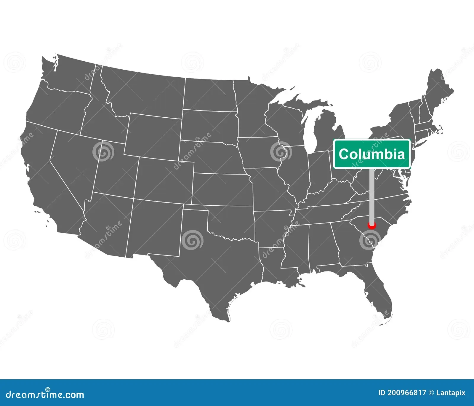 columbia city map columbia city map