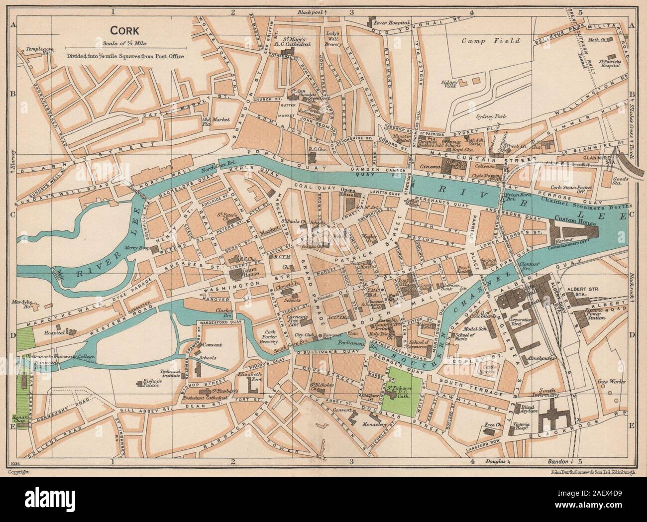 CORK Vintage Town City Map Plan Ireland 1949 Old Vintage Chart Stock Photo Alamy CORK Vintage Town City Map Plan Ireland 1949 Old Vintage Chart Stock Photo Alamy
