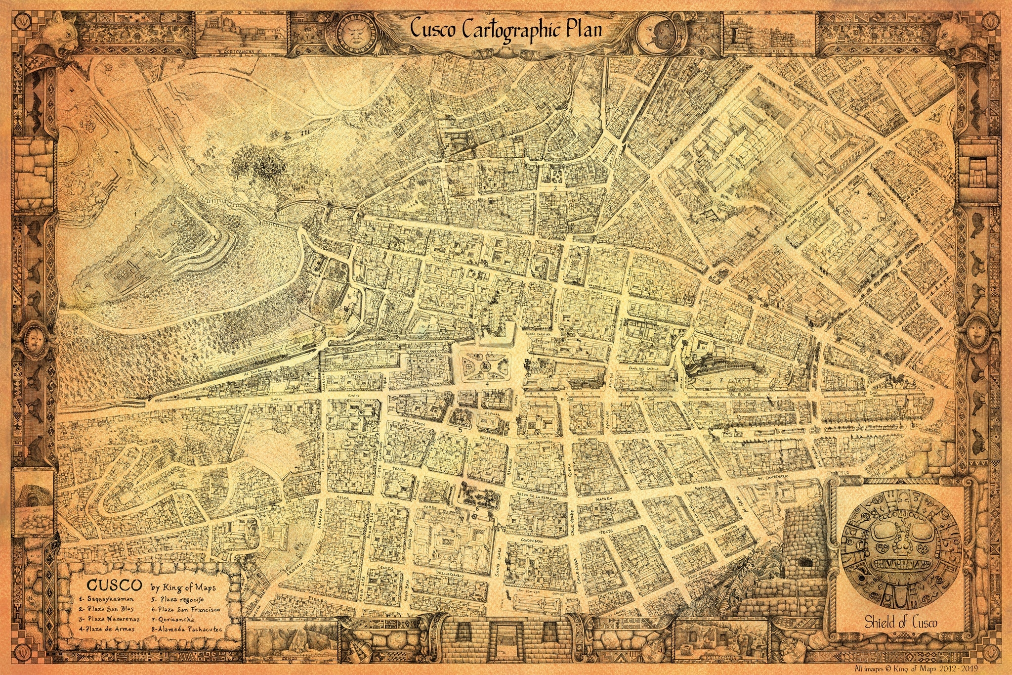 city map of cusco peru city map of cusco peru