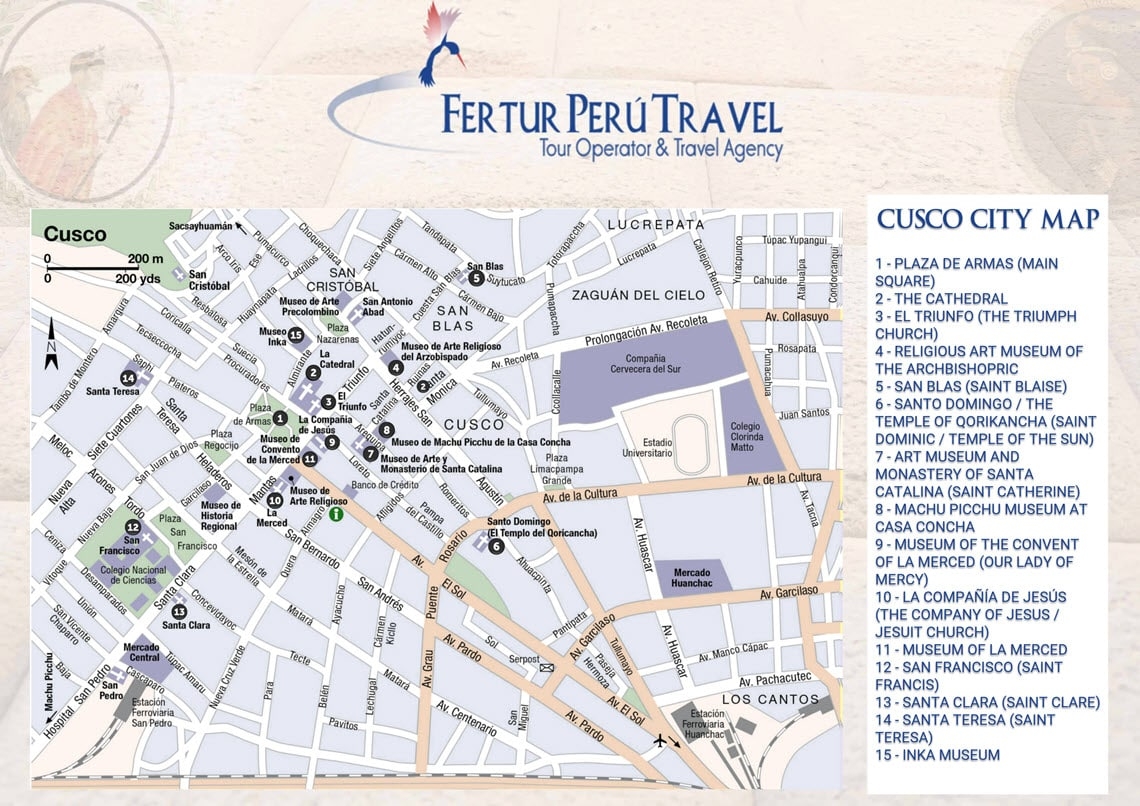 Cusco Maps Tourism Travel Guide Cusco Maps Tourism Travel Guide