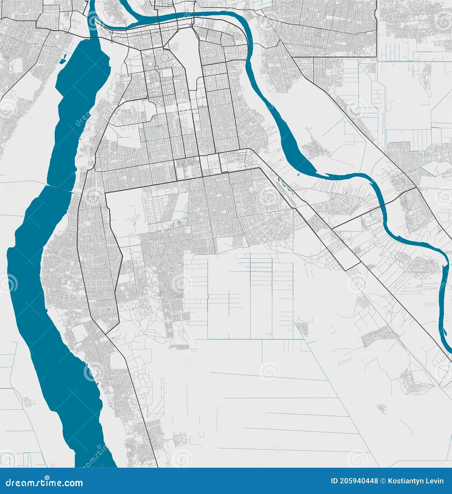 khartoum city map khartoum city map
