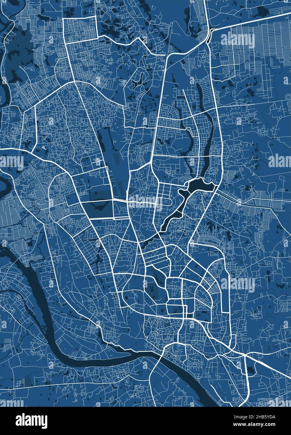 city map dhaka