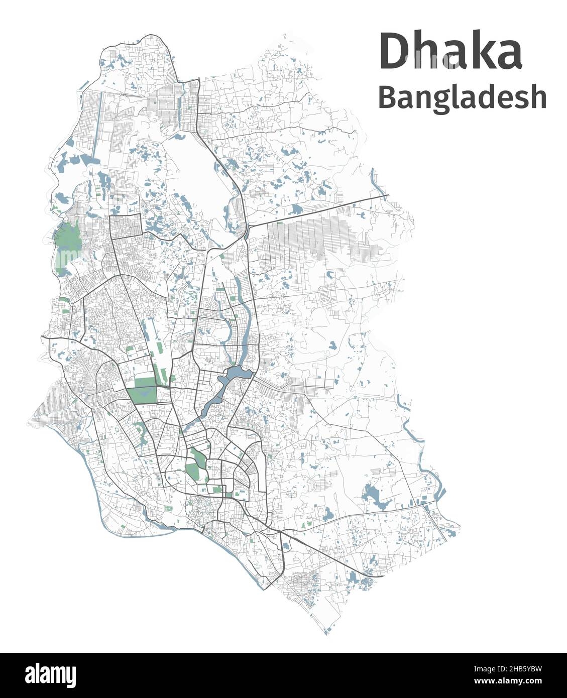 Dhaka City Urban Map Hi res Stock Photography And Images Alamy
