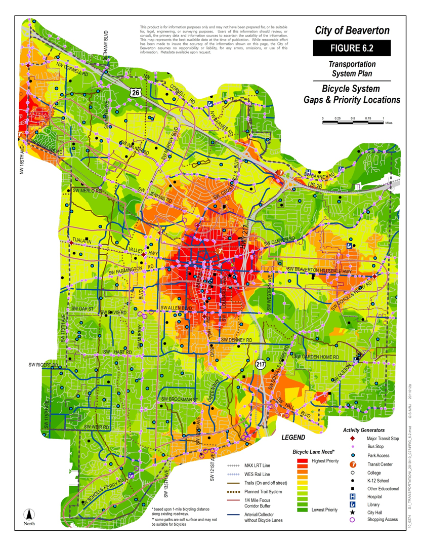 beaverton oregon city map beaverton oregon city map