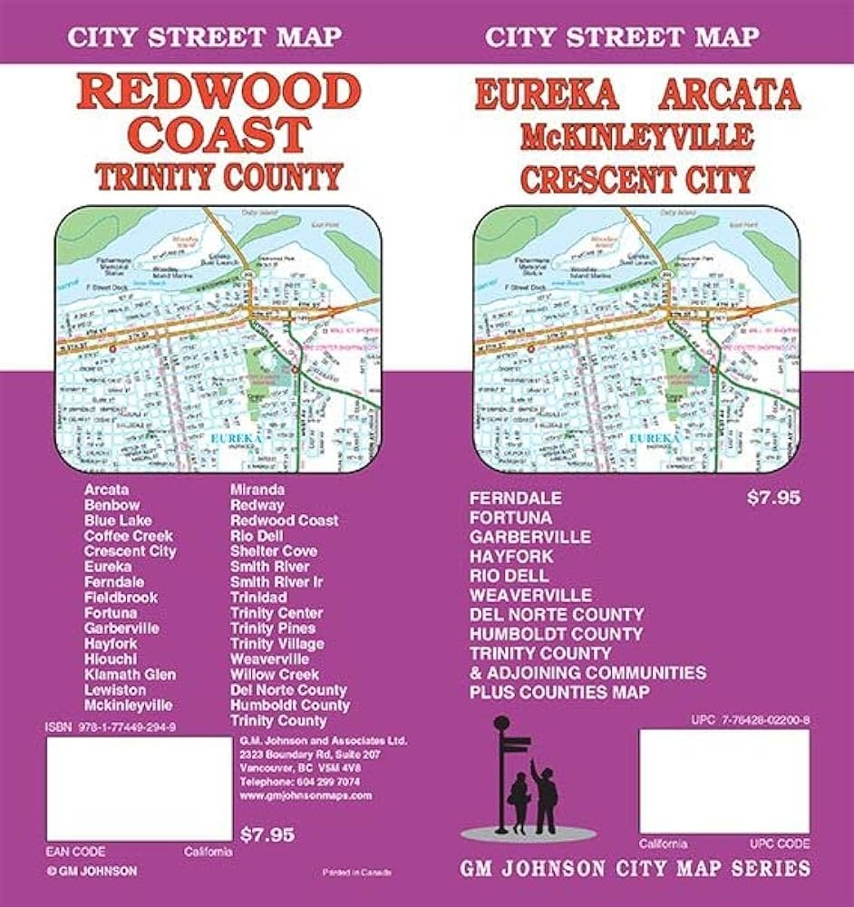 eureka ca city map