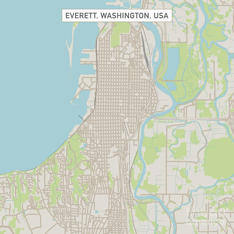 Everett Washington US City Street Map Digital Art By Frank Ramspott Fine Art America Everett Washington US City Street Map Digital Art By Frank Ramspott Fine Art America