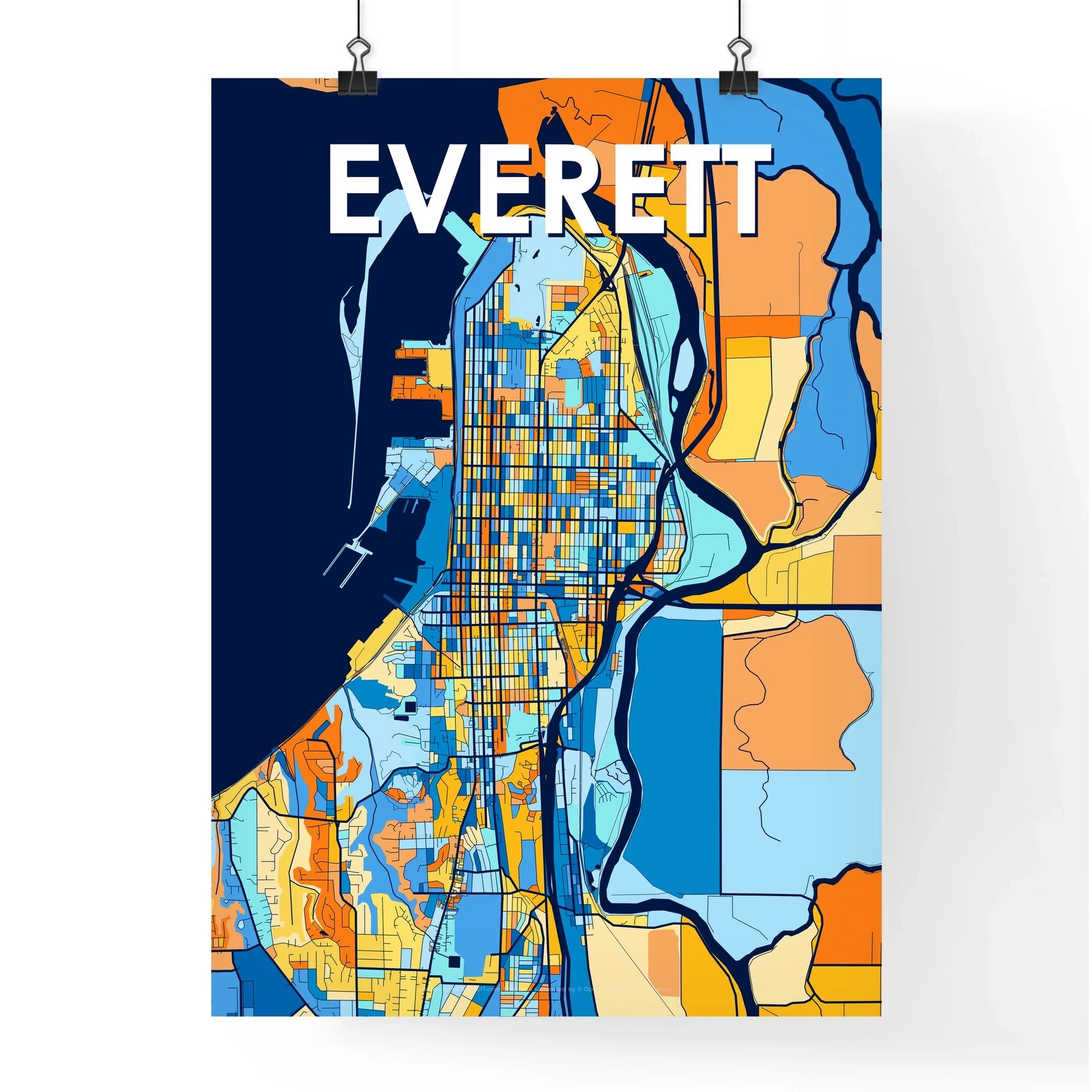 city of everett map city of everett map