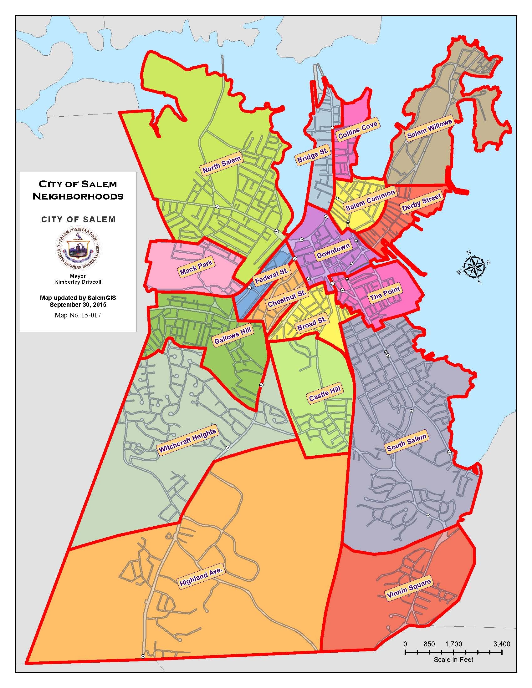 salem ma city map