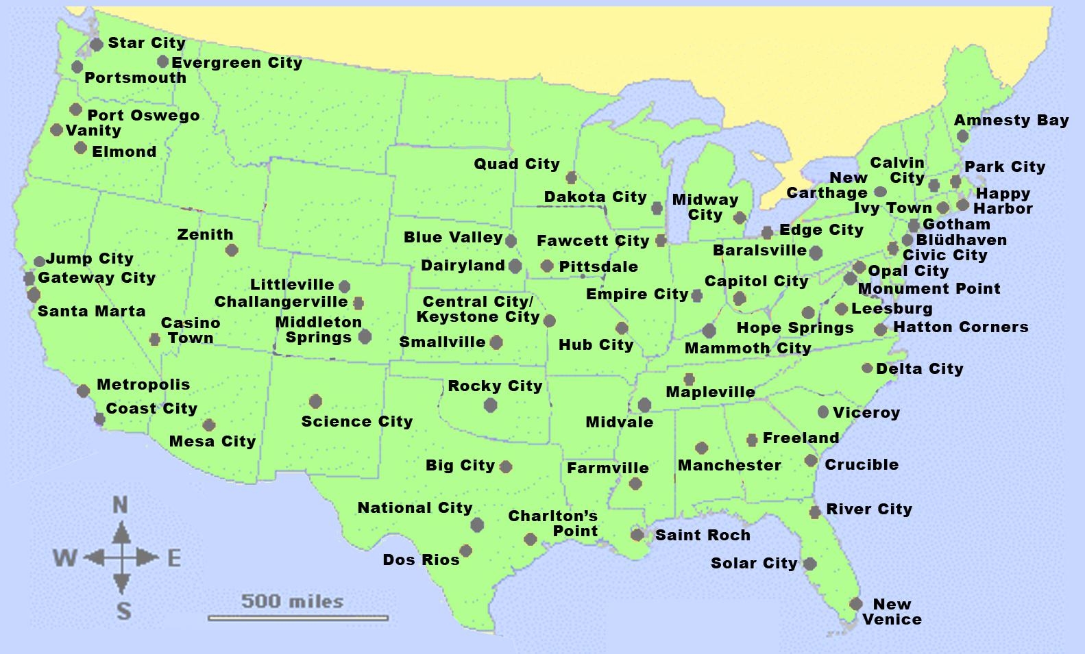 Fictional US Cities Of The DC Universe R comicbooks Fictional US Cities Of The DC Universe R comicbooks