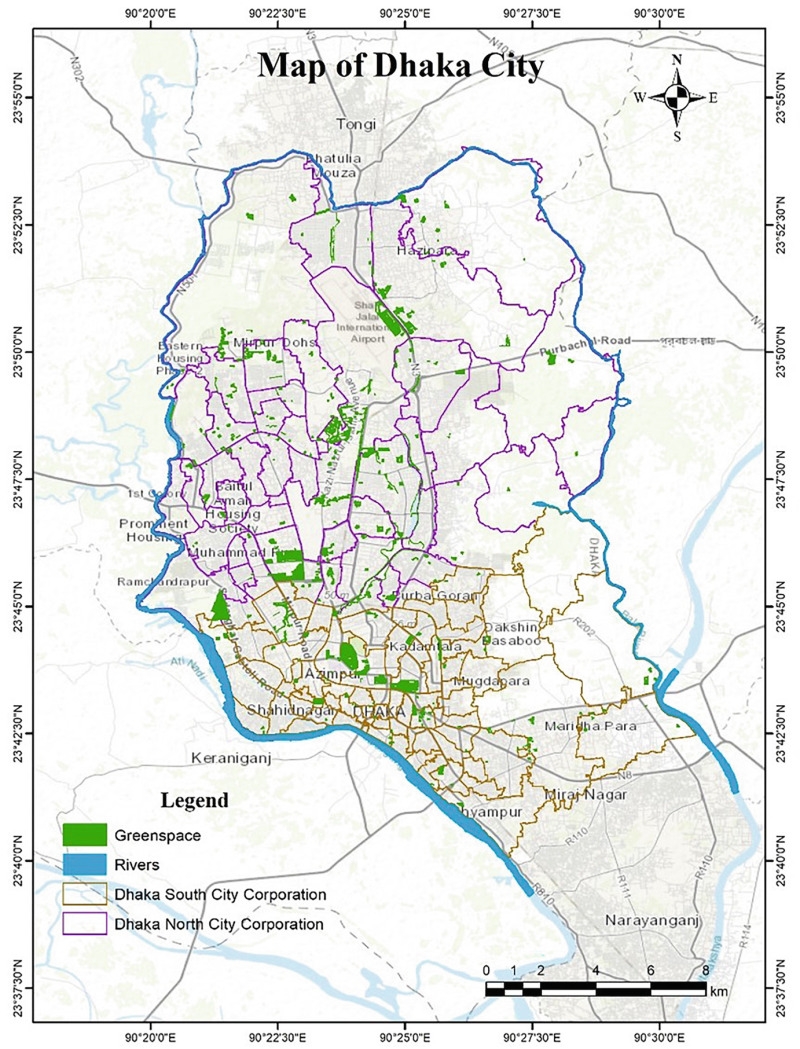 dhaka city map dhaka city map