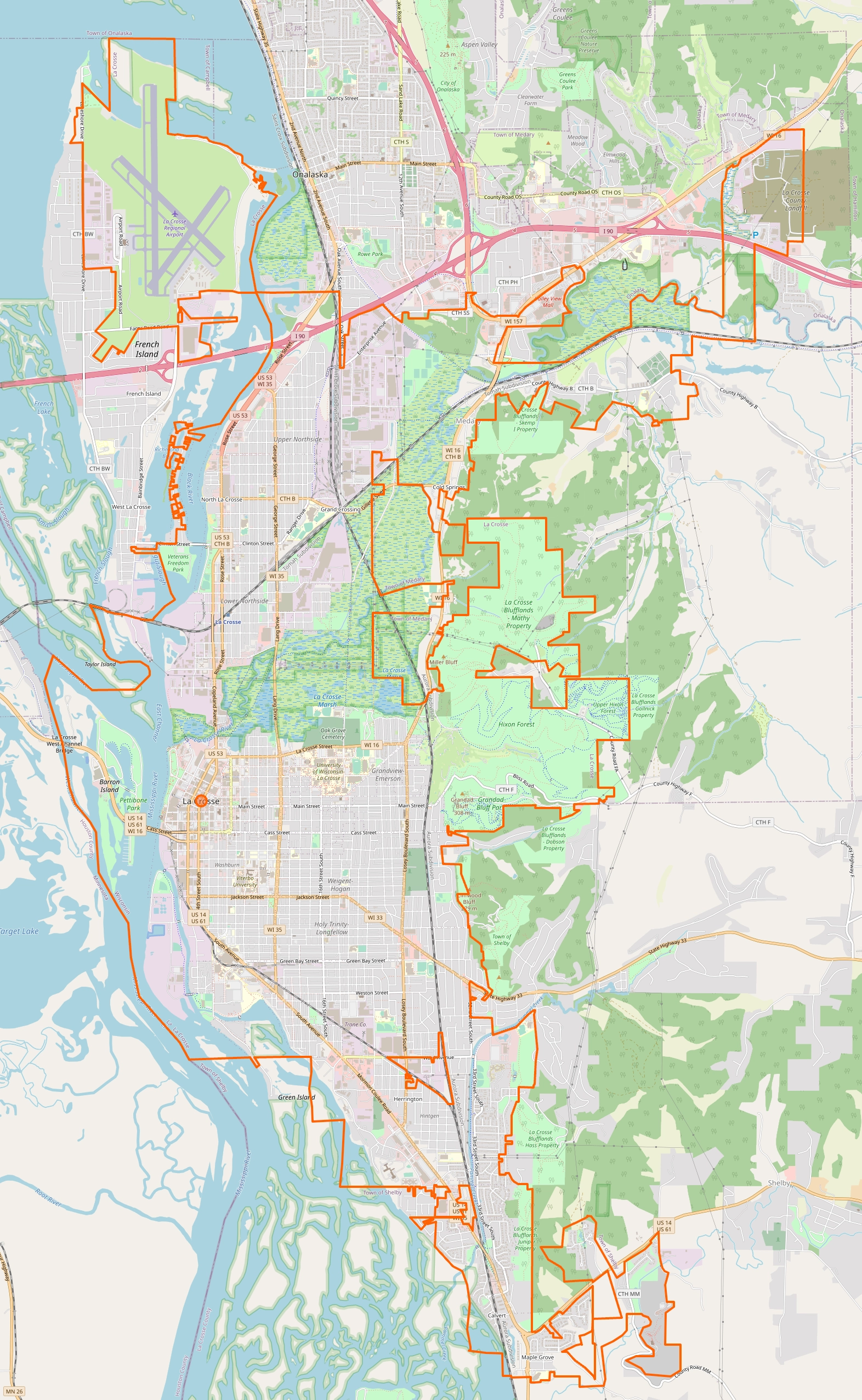 File City Of La Crosse Map webp Wikimedia Commons File City Of La Crosse Map webp Wikimedia Commons