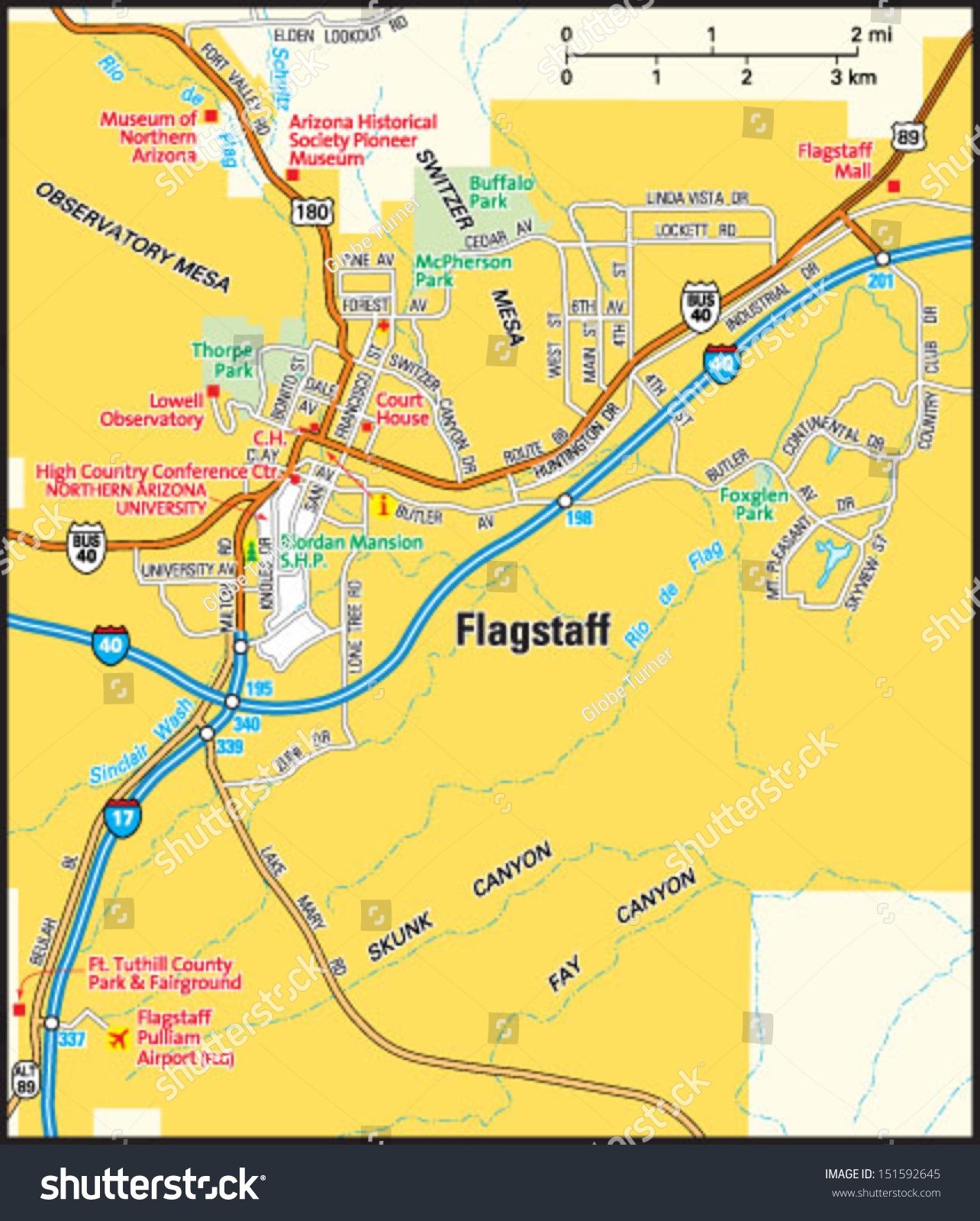 Flagstaff Arizona Area Map Vector De Stock libre De Regal as 151592645 Shutterstock Flagstaff Arizona Area Map Vector De Stock libre De Regal as 151592645 Shutterstock