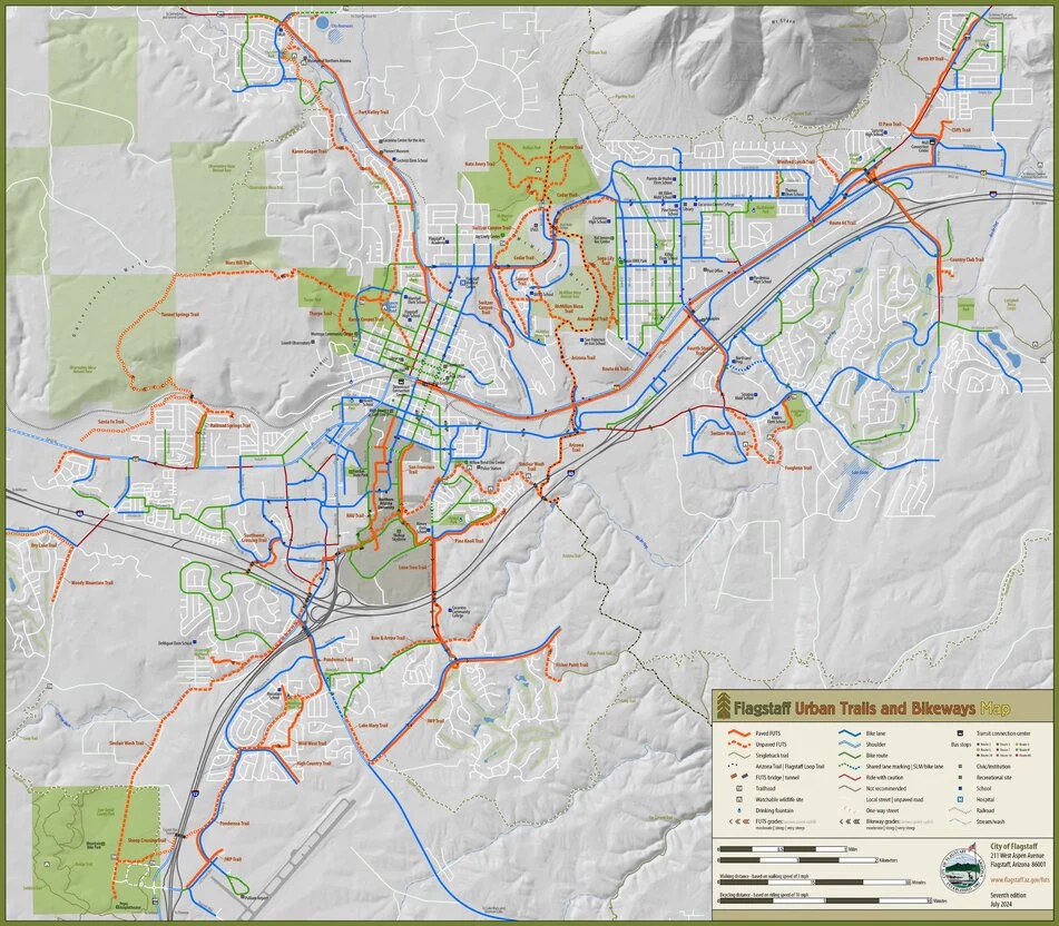 city map of flagstaff