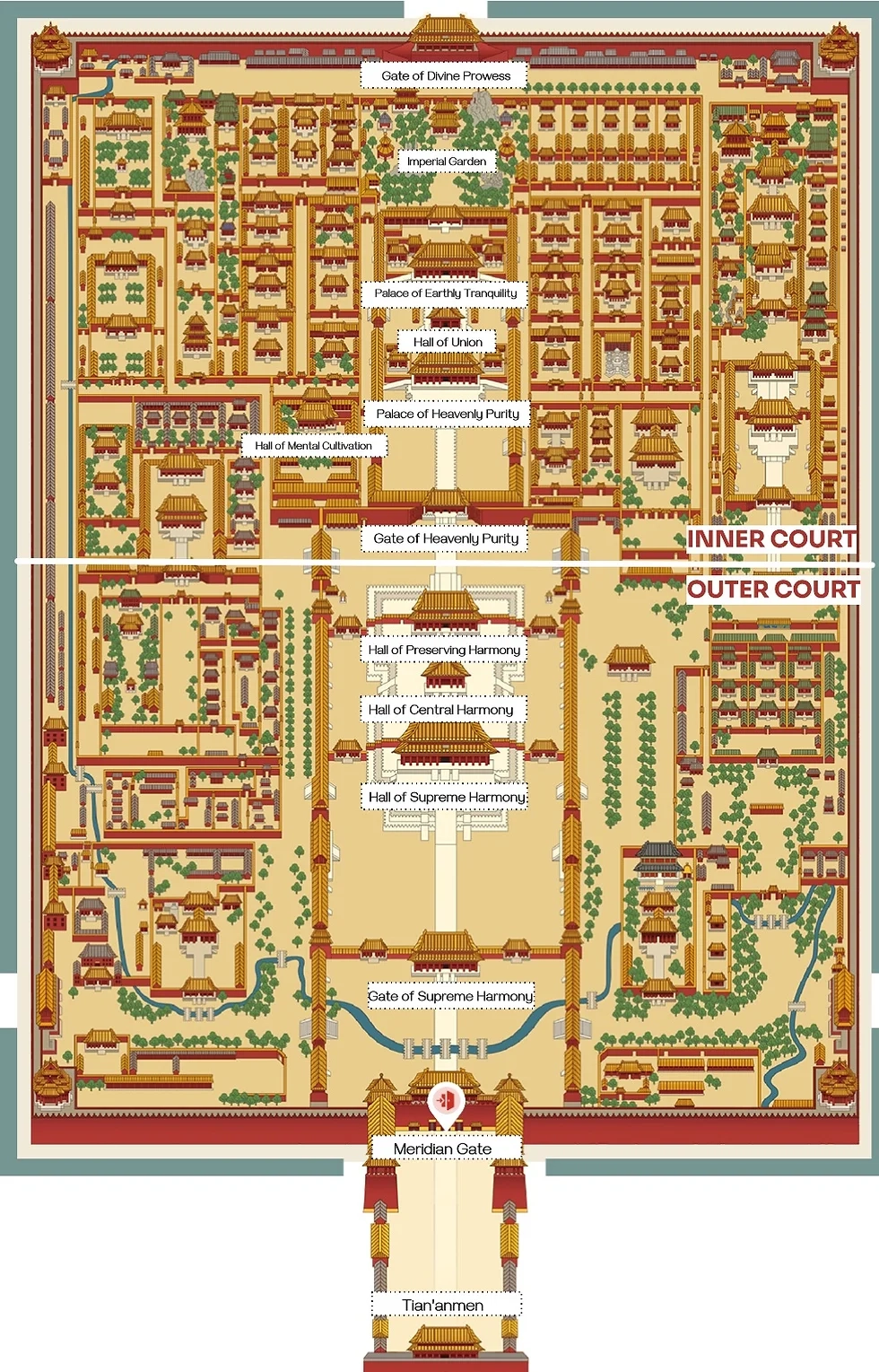 Forbidden City Beijing Complete Visitor s Guide Map And History