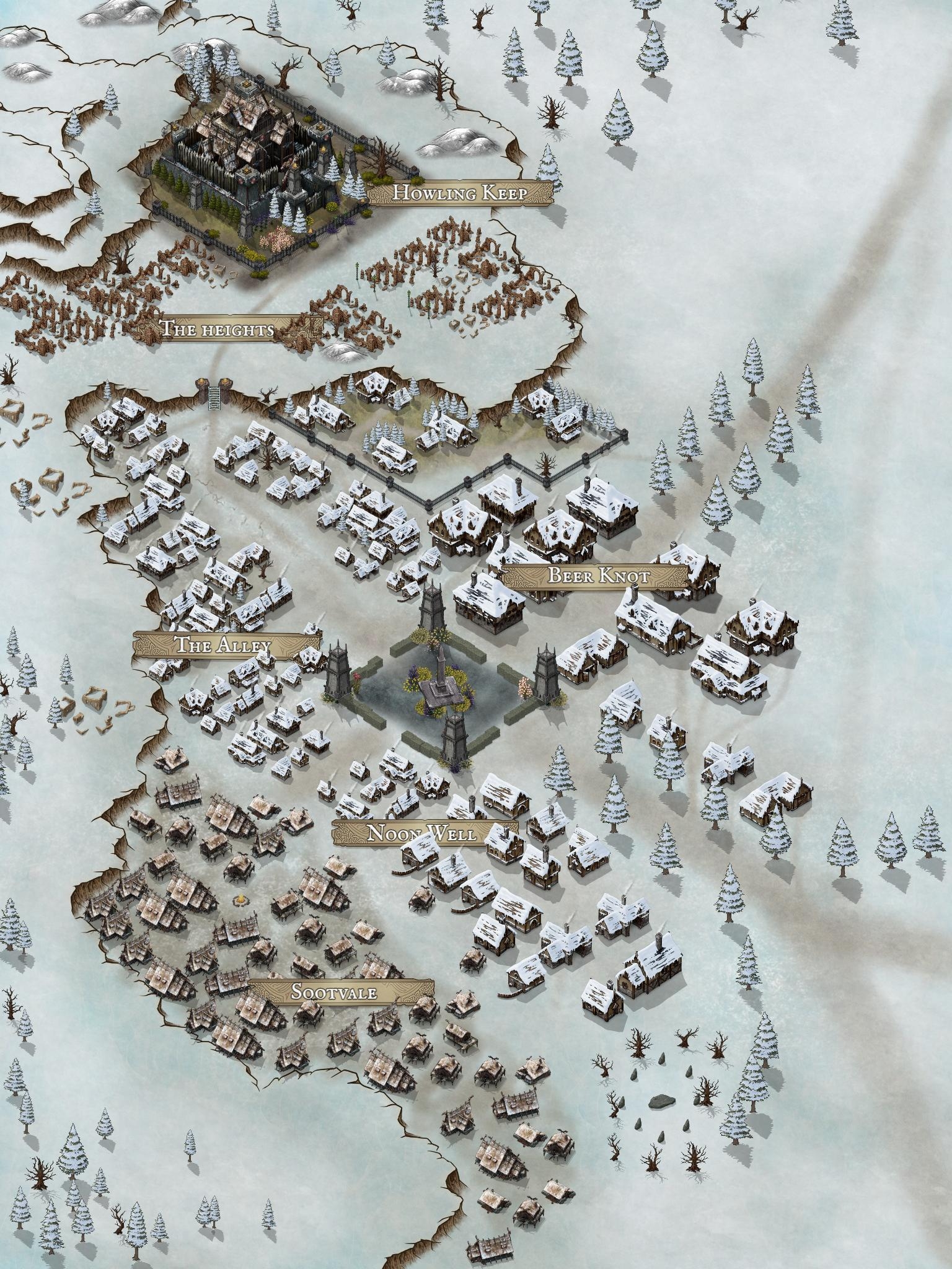 Frozen City At The Intersection Of Travel Routes R battlemaps Frozen City At The Intersection Of Travel Routes R battlemaps