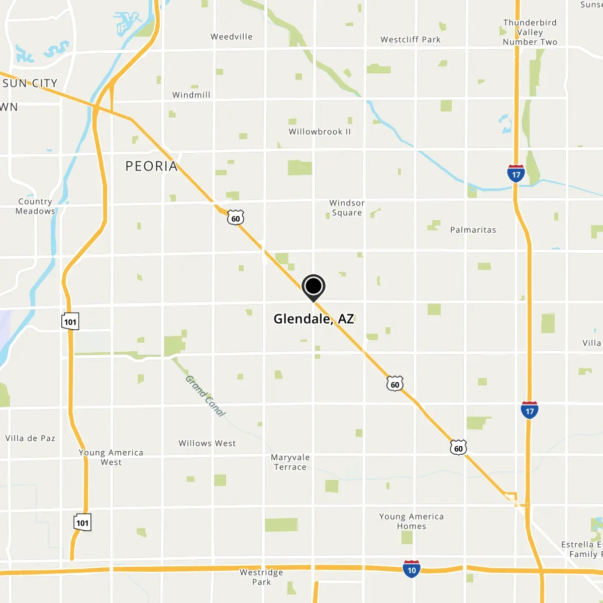Glendale AZ Map Directions MapQuest