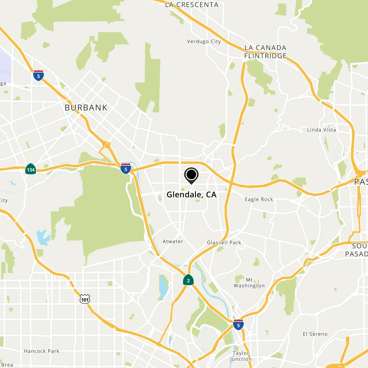 glendale city map glendale city map