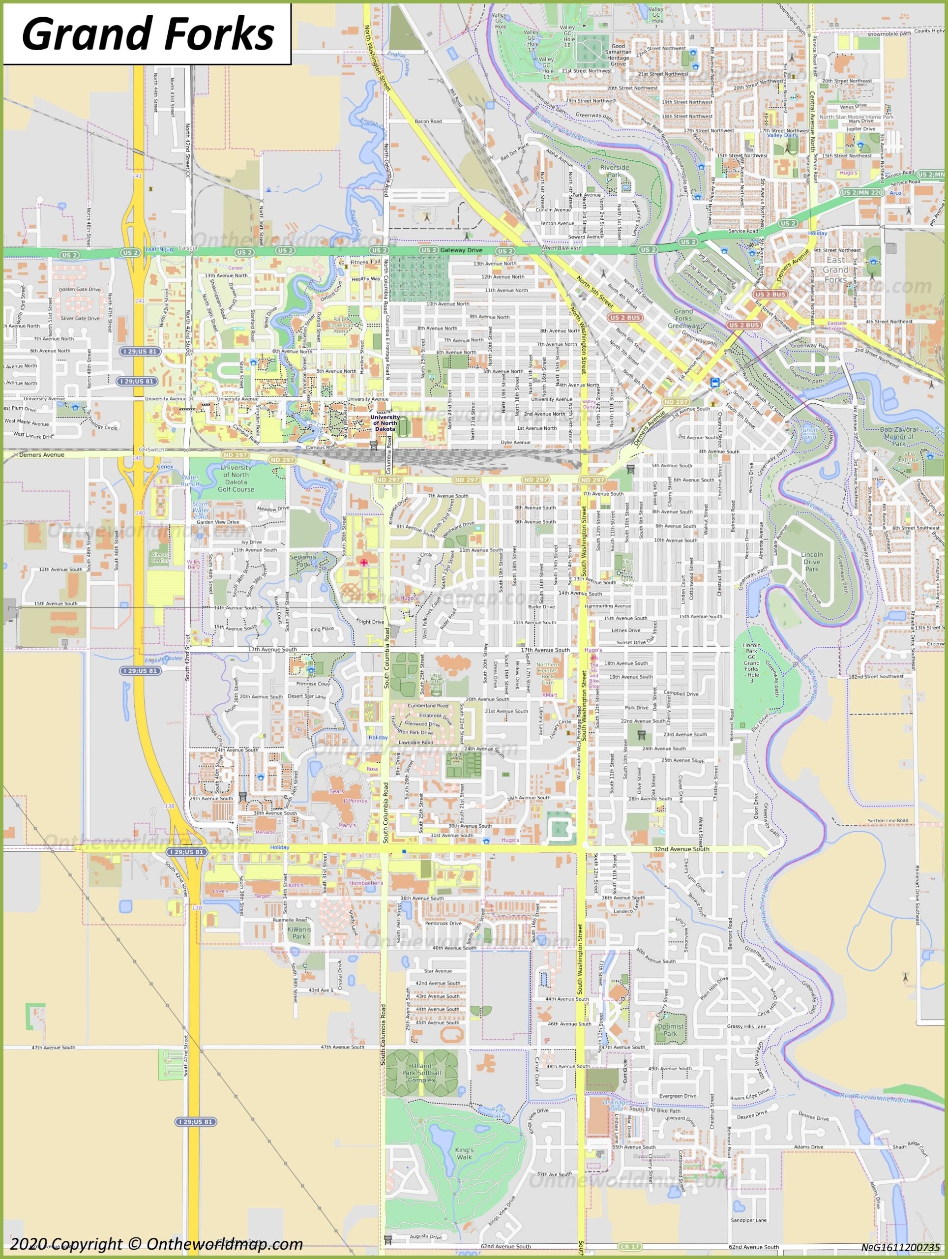 Grand Forks Map North Dakota U S Discover Grand Forks With Detailed Maps Grand Forks Map North Dakota U S Discover Grand Forks With Detailed Maps