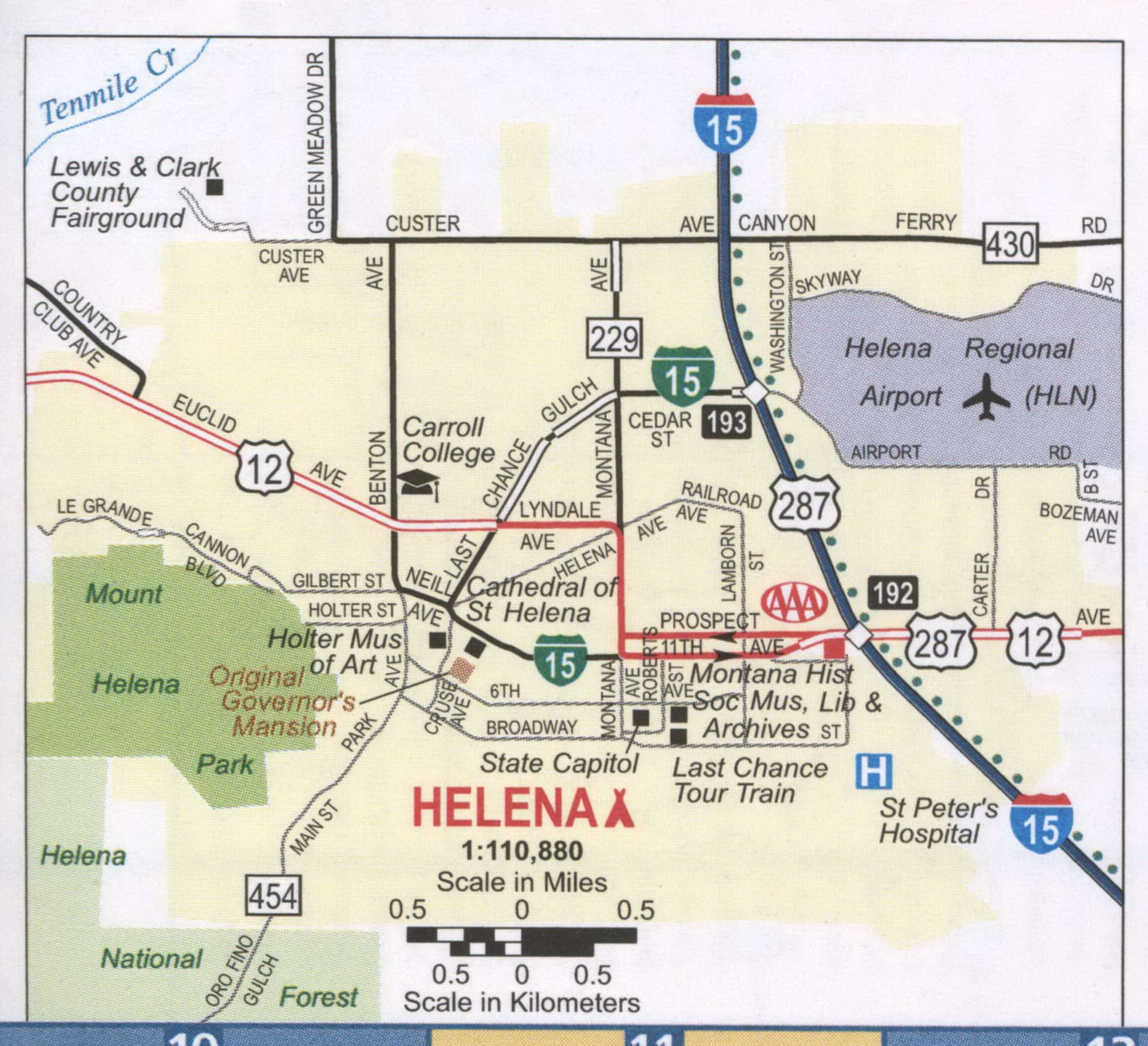Helena MT Roads Map Free Printable Map Highway Helena City Surrounding Area Helena MT Roads Map Free Printable Map Highway Helena City Surrounding Area