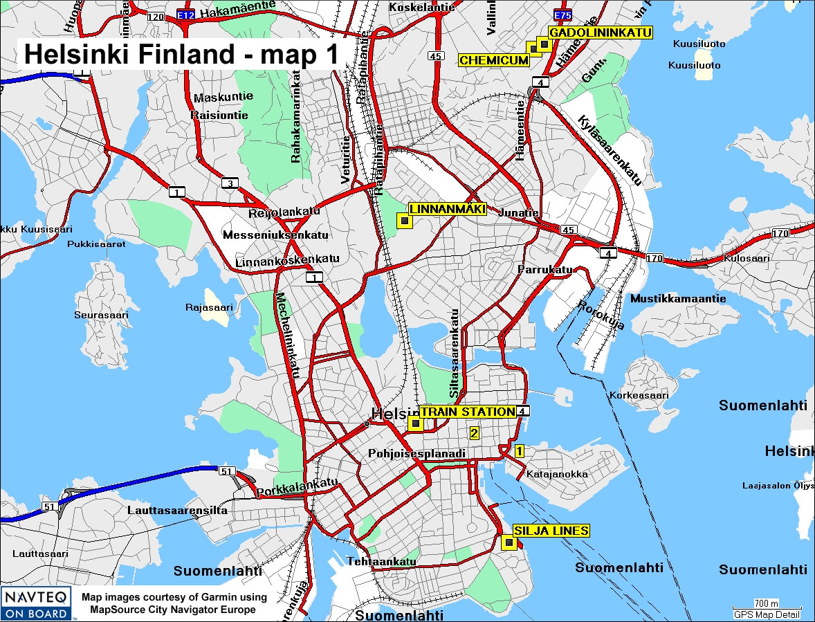 Helsinki City Map