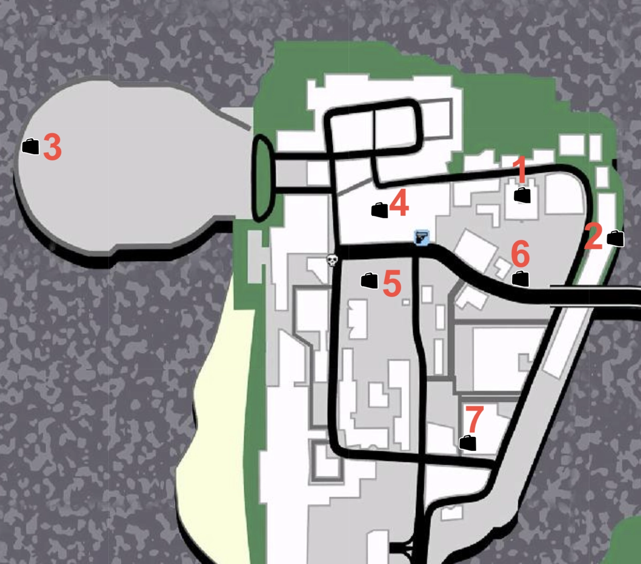 gta vice city hidden packages map