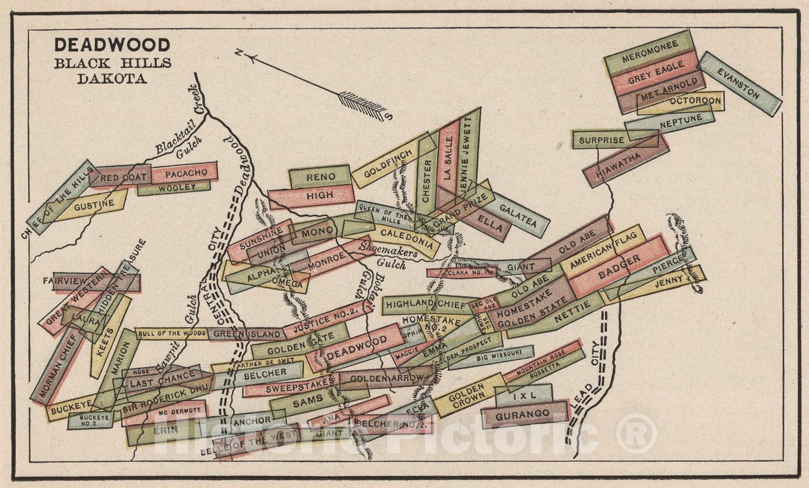 deadwood city map