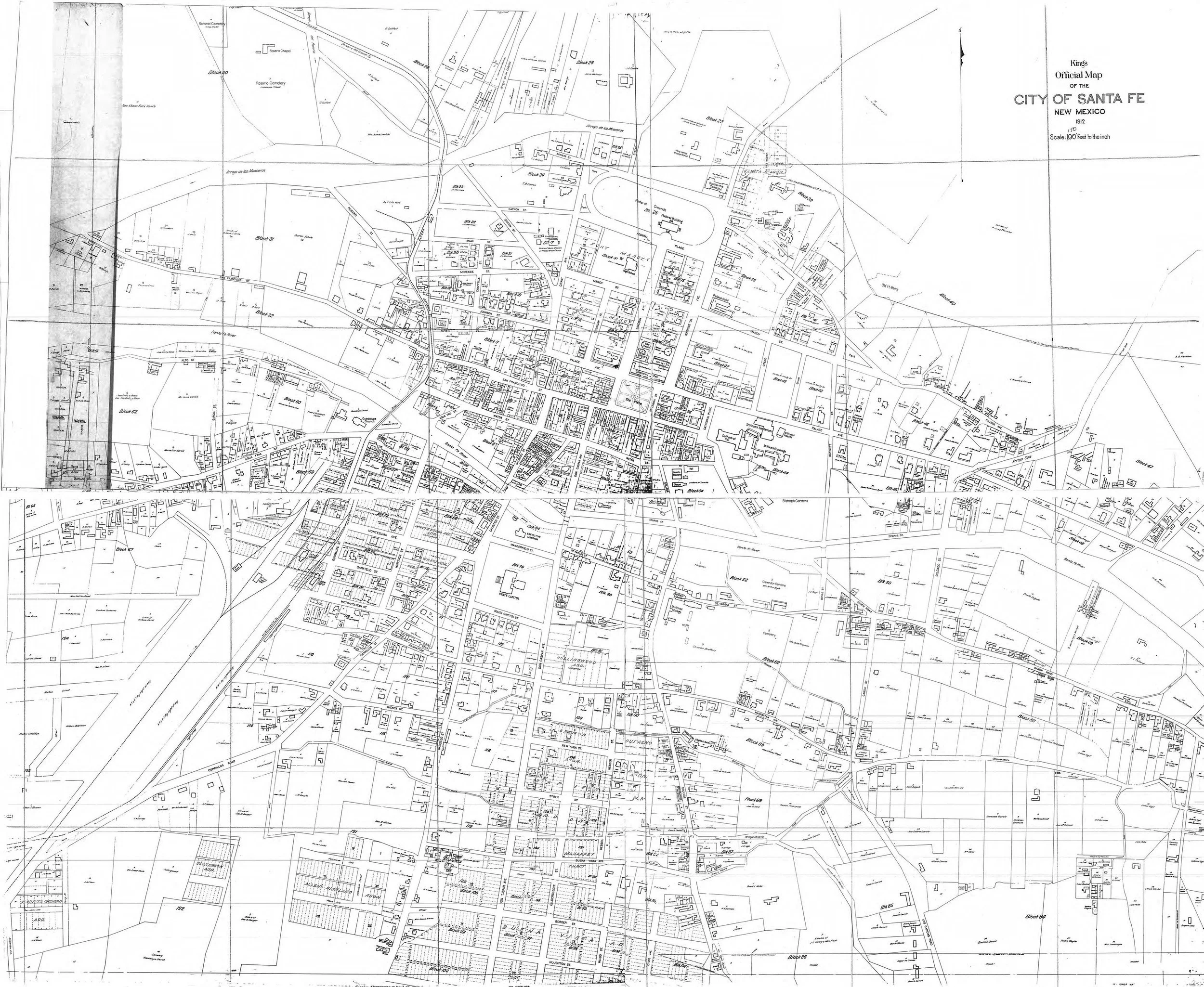 Historic Maps Of Santa Fe Historic Santa Fe Foundation