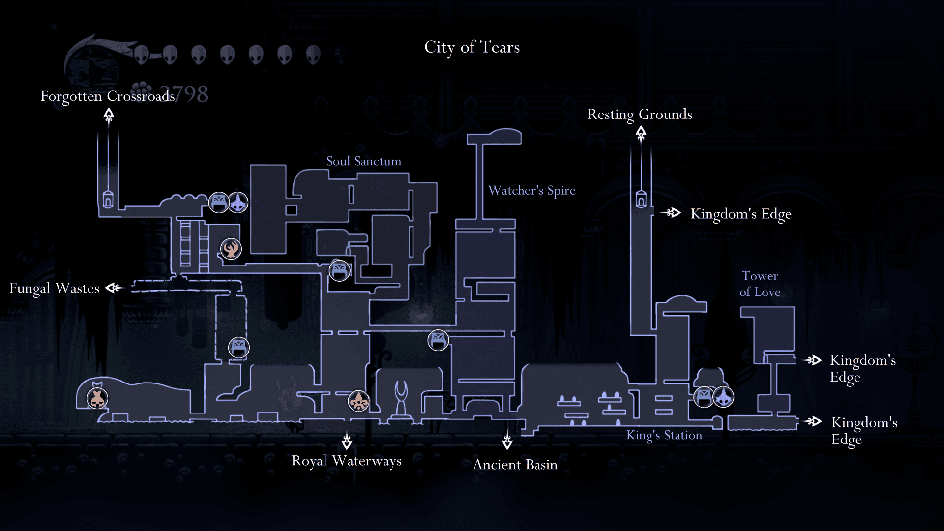 hollow knight city of tears map hollow knight city of tears map