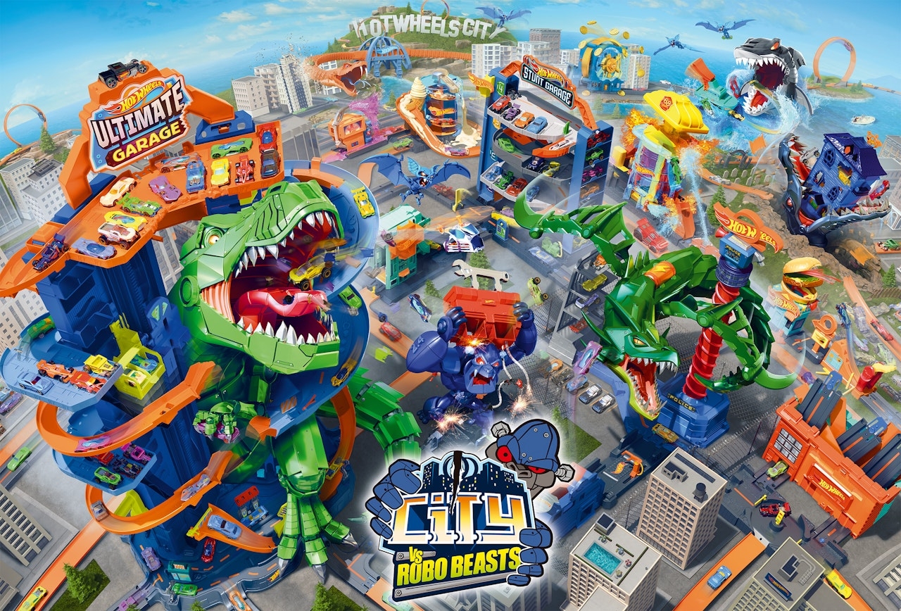 HOTWHEELS CITY MAPS Doug Woods Art 3D Generalist Illustrator