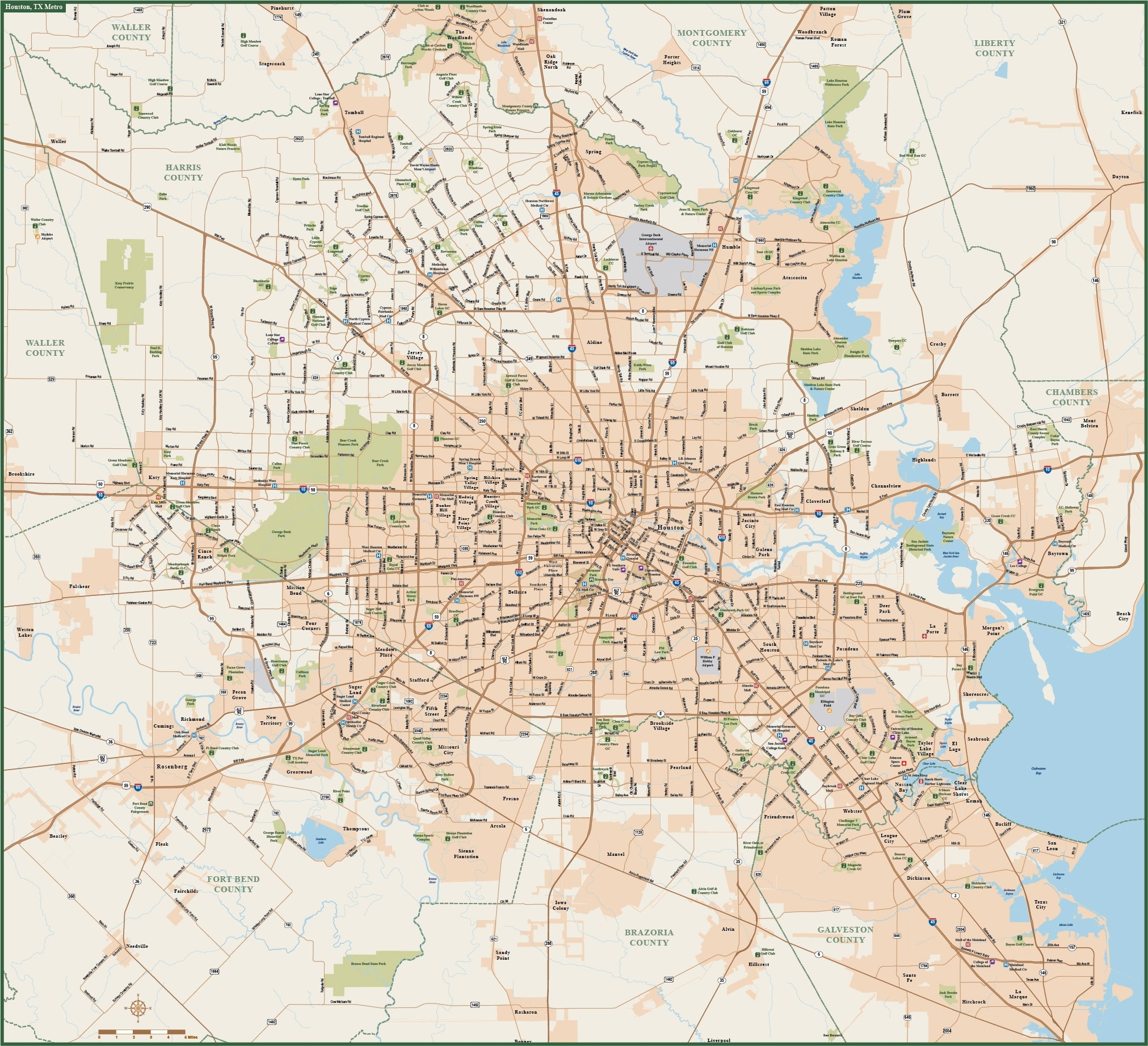 Houston Metro Map Digital Vector Creative Force Houston Metro Map Digital Vector Creative Force