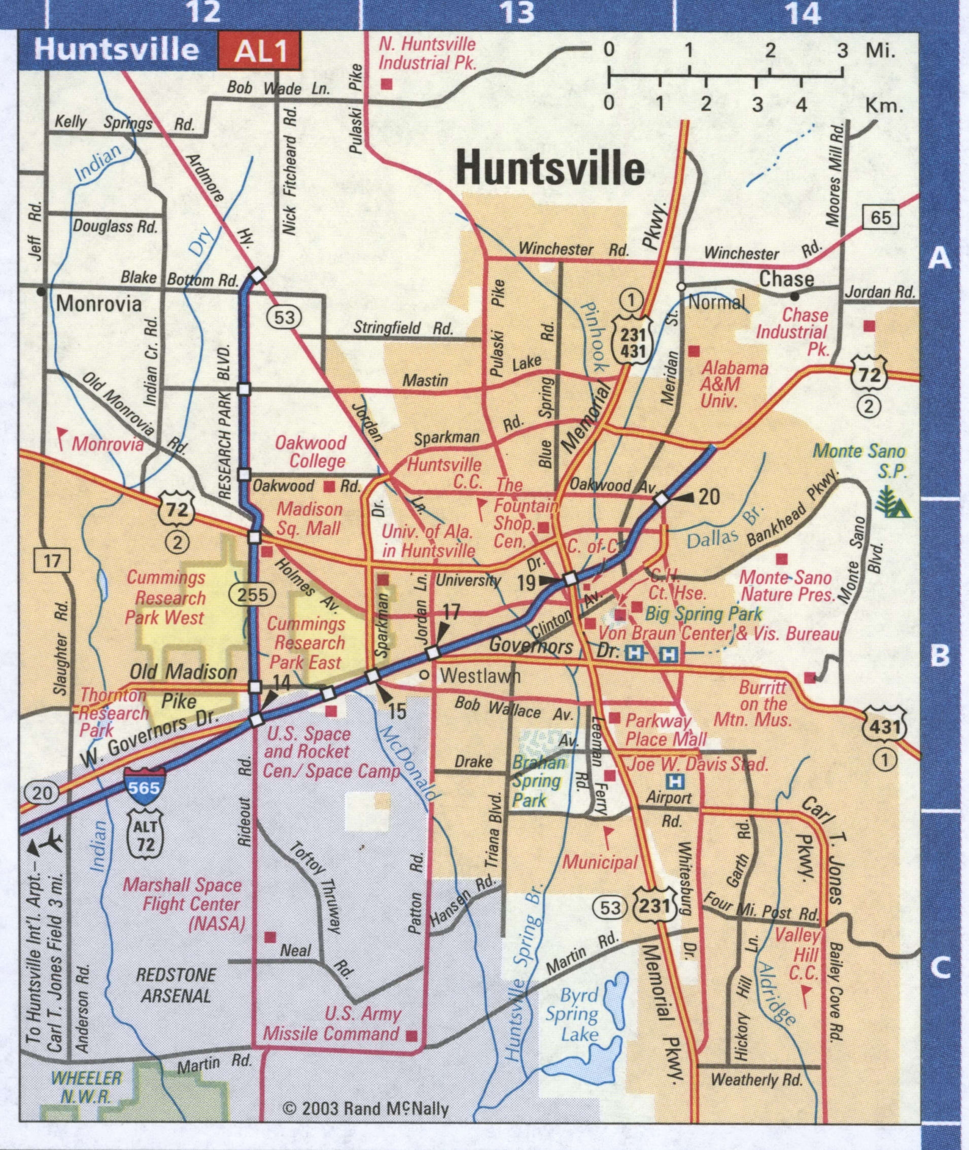 Huntsville AL Road Map Highway Huntsville AL City And Surrounding Area Huntsville AL Road Map Highway Huntsville AL City And Surrounding Area