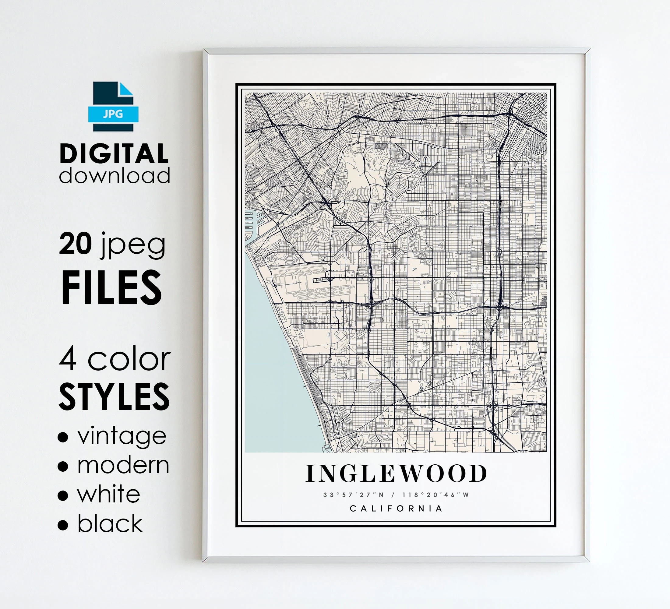 inglewood city map inglewood city map