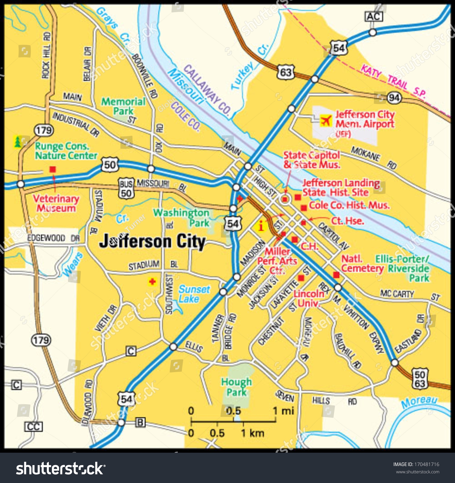 Jefferson City Missouri Area Map Stock Vector Royalty Free 170481716 Shutterstock Jefferson City Missouri Area Map Stock Vector Royalty Free 170481716 Shutterstock