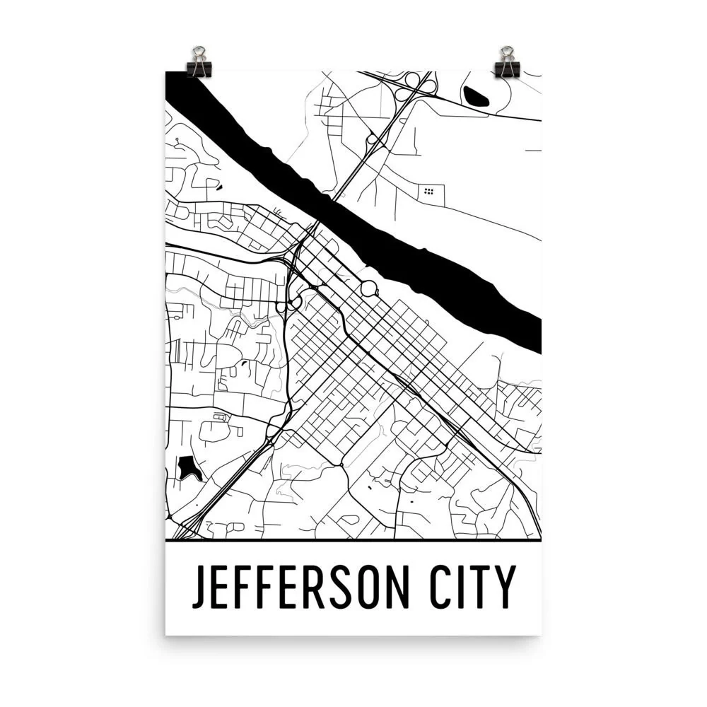 jefferson city mo map jefferson city mo map