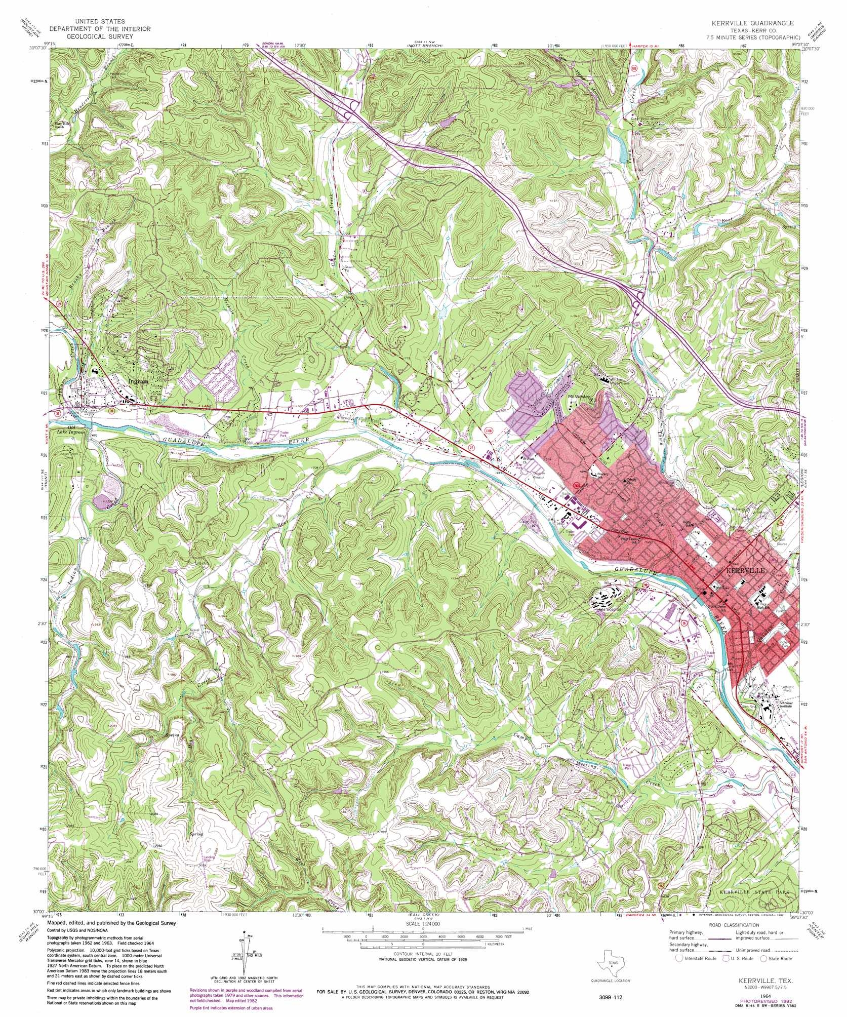 kerrville city map kerrville city map