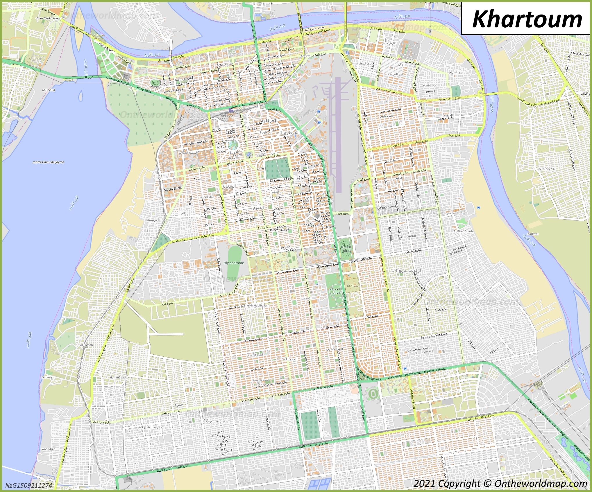Khartoum Map Sudan Detailed Maps Of Khartoum Khartum Khartoum Map Sudan Detailed Maps Of Khartoum Khartum
