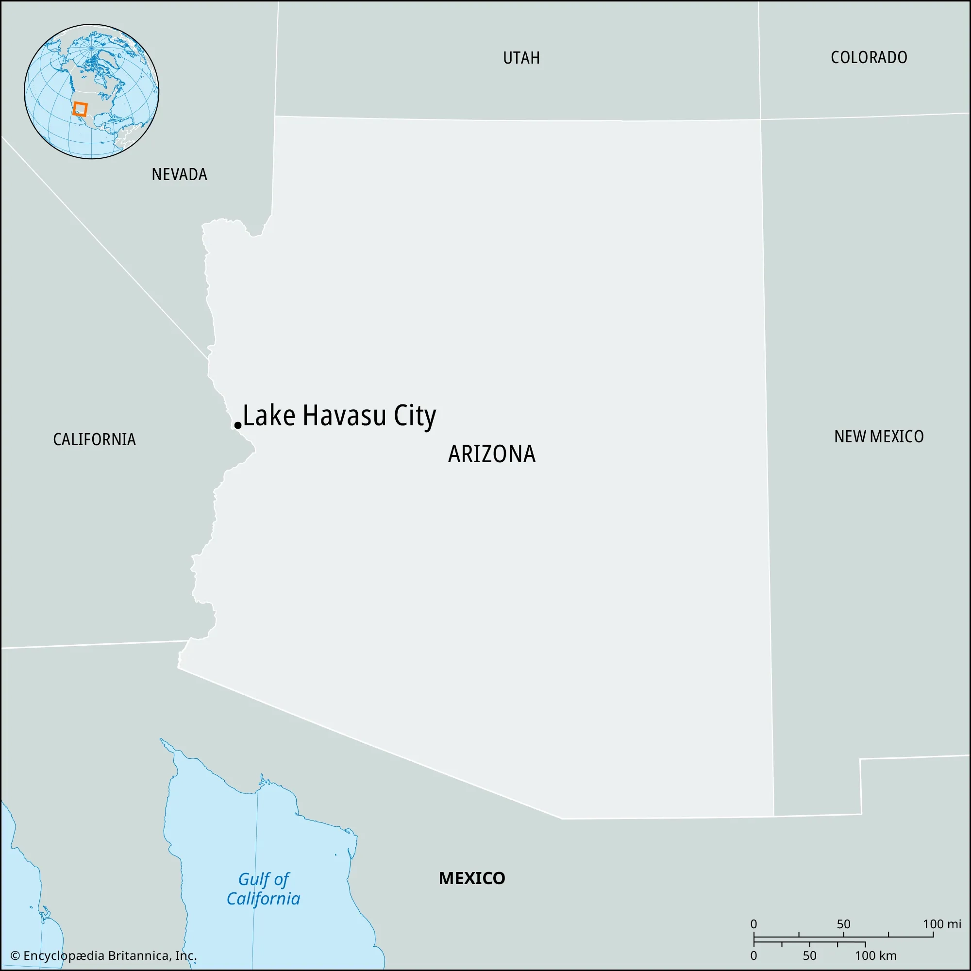 Lake Havasu City Arizona Map Population Britannica